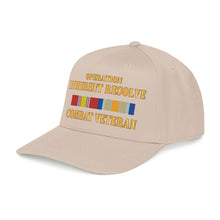 Load image into Gallery viewer, Mid Profile Baseball Cap - Opn Inherent Resolve (OIR) SVC Bar - Combat Veteran - DTF