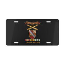 Load image into Gallery viewer, License Plate - Army - 17th Field Artillery w Br - Ribbon, Vietnam Veteran w VN SVC - 3D - Enhanced