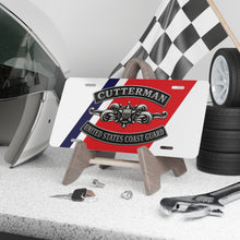 Load image into Gallery viewer, License Plate - USCG - Cutterman - Enlisted w txt - 3D - Enhanced