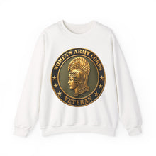 Load image into Gallery viewer, Crewneck Sweatshirt - Army - Women's Army Corps Veteran - 3D - Enhanced
