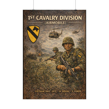Load image into Gallery viewer, Rolled Posters - 1st Cavalry Division in Ia Drang