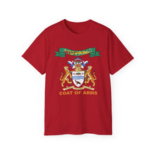 Load image into Gallery viewer, Unisex Ultra Cotton Tee - COA - Coat of Arms of Guyana - Coat of Arms X 300