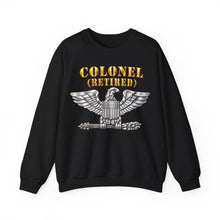 Load image into Gallery viewer, Crewneck Sweatshirt - Colonel - Retired - 3D - Enhanced