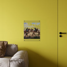 Load image into Gallery viewer, Acrylic Wall Art Panel - 9th Cavalry Regiment fighting Native Americans during the Indian Wars