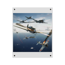 Load image into Gallery viewer, Acrylic Wall Art Panel - Curtis P-40 Kittyhawk w Machine Guns Blazing
