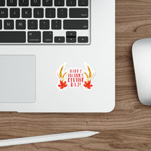 Load image into Gallery viewer, Die-Cut Stickers - Happy Thanksgiving Day