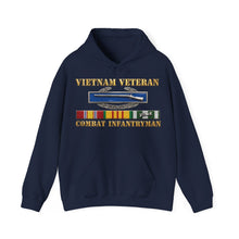 Load image into Gallery viewer, Hoodie – Army - Vietnam Veteran - Cbt Infantryman w CIB VN SVC - 3D X 300