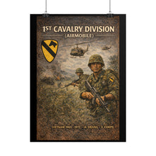 Load image into Gallery viewer, Rolled Posters - 1st Cavalry Division in Ia Drang