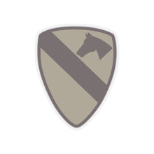 Load image into Gallery viewer, Kiss-Cut Stickers - SSI - 1st Cavalry Division - Subdued Desert X 300