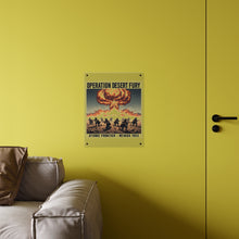 Load image into Gallery viewer, Acrylic Wall Art Panel - Atomic Testing in Nevada Desert Operation Fury