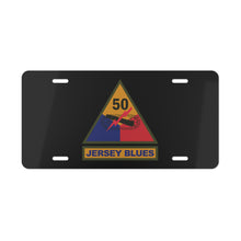 Load image into Gallery viewer, License Plate - SSI - 50th Armored Division w Name Tape X 300