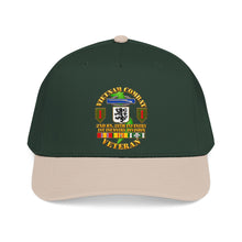Load image into Gallery viewer, Mid Profile Baseball Cap - Vietnam Veteran Combat - 2nd Bn, 28th Infantry - 1st ID - with VN SVC - 3D - Transparent