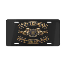Load image into Gallery viewer, License Plate - USCG - Cutterman - Auxiliary w txt - 3D - Enhanced