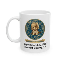 Load image into Gallery viewer, White Ceramic Mug — Solomon Koonce Family Reunion - September 4-7, 2026