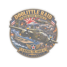 Load image into Gallery viewer, Kiss-Cut Stickers - Army Air Corps - Doolittle Raid US Hornet Attack Tokyo Japan - Apr 18, 1942 - WWII