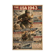 Load image into Gallery viewer, Matte Poster - THE USA - 1943