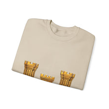 Load image into Gallery viewer, Crewneck Sweatshirt - Amy Corps of Engineers Branch Insignia - 3D - Enhanced