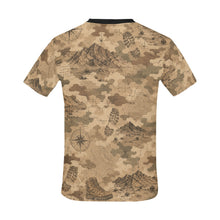 Load image into Gallery viewer, Desert Tactical Camouflage Pattern Men's All Over Print Crew Neck T-Shirt