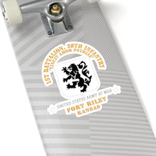 Load image into Gallery viewer, Kiss-Cut Stickers - 1st Bn, 28th Infantry - Ft Riley KS X 300