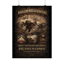 Load image into Gallery viewer, Matte Poster - 369th Infantry Regiment - Assault across No Man's Land - WWI - Poster 1