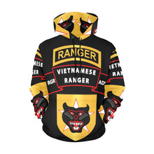 Load image into Gallery viewer, Men's All Over Print Hoodie (USA Size) (Model H13) - SOF - SSI - Vietnamese Ranger Advisor