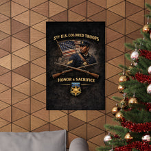 Load image into Gallery viewer, Matte Poster - Honoring the 5th USCT, 1864 - Right 1