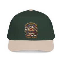 Load image into Gallery viewer, Mid Profile Baseball Cap - Army - 7th Unites States Army - 7 Steps to Hell w Germany Tab - SS w COLD WAR SVC - 3D - Enhanced
