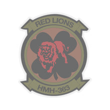 Load image into Gallery viewer, Kiss-Cut Stickers - USMC - Aviation - SSI - HMH - 363 X 300