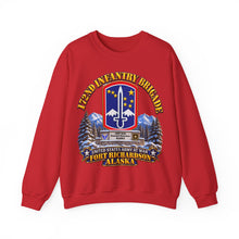 Load image into Gallery viewer, Crewneck Sweatshirt - 172nd Infantry Brigade - Ft Richardson, Alaska - 3D - Enhanced