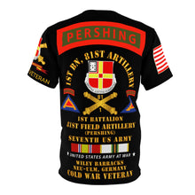 Load image into Gallery viewer, Unisex AOP - 1st Missile Bn, 81st Artillery 56th Artillery Group - Neu-Ulm Germany - Wiley Barracks, Firing Missile, Cold War Service