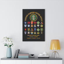 Load image into Gallery viewer, Honorable Veteran Framed Poster, Military Wall Art, Retirement Gift, Veteran's Day Decor, Personalized Military Tribute - Combat Veteran - 11B40X - Retired Army with Multi Units
