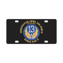 Load image into Gallery viewer, AAC - SSI - 13th Air Force - WWII - USAAF x 300 Classic License Plate
