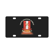 Load image into Gallery viewer, 298TH Engineer Combat Battalion DUI - WWII - Fire X 300 Classic License Plate
