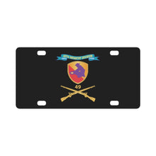 Load image into Gallery viewer, Army - 49th Infantry Division w Br - SSI - Ribbon X 300 Classic License Plate