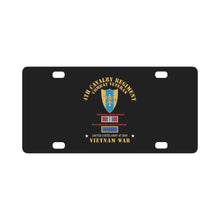 Load image into Gallery viewer, 4th Cavalry Regiment - Vietnam War w PUC and VUA X 300 Classic License Plate