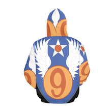 Load image into Gallery viewer, Men's All Over Print Hoodie (USA Size) (Model H13) - AAC - SSI - 9th Air Force