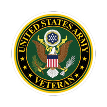 Load image into Gallery viewer, Kiss-Cut Stickers - Army - US Army Veteran