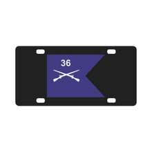 Load image into Gallery viewer, Army - Guidon - 36th Infantry Regiment Classic License Plate
