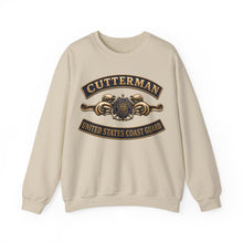Load image into Gallery viewer, Crewneck Sweatshirt - USCG - Cutterman - Auxiliary w txt - 3D - Enhanced