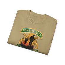Load image into Gallery viewer, Unisex Ultra Cotton Tee - Army - Sentry Dog - 212th Military Police Company - Dog Fire w Br - Ribbon Vietnam War Veteran w VN SVC X 300