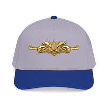 Load image into Gallery viewer, Mid Profile Baseball Cap - USCG - Cutterman - Officer wo txt - 3D - Enhanced