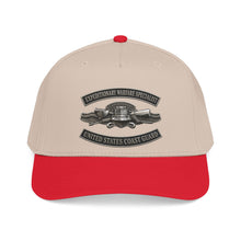 Load image into Gallery viewer, Mid Profile Baseball Cap - USCG - Expeditionary Warfare Specialist w txt - 3D - Enhanced