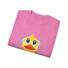 Load image into Gallery viewer, Unisex Ultra Cotton Tee - Yellow Rubber Duck - Front with Water - First Sergeant