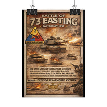 Load image into Gallery viewer, Rolled Posters - Battle of 73 Easting - 3rd Armored Division