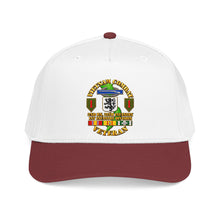 Load image into Gallery viewer, Mid Profile Baseball Cap - Vietnam Veteran Combat - 2nd Bn, 28th Infantry - 1st ID - with VN SVC - 3D - Transparent