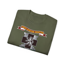 Load image into Gallery viewer, Unisex Ultra Cotton Tee - Army - 130th Station Hospital - Ribbon - DUI X 300