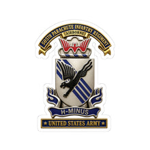Load image into Gallery viewer, Kiss-Cut Stickers - Army - 505th Parachute Infantry Regiment (PIR) - DUI - United States Army - 3D - Enhanced
