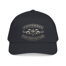 Load image into Gallery viewer, Mid Profile Baseball Cap - USCG - Cutterman - Enlisted w txt - 3D - Enhanced