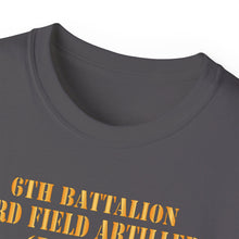 Load image into Gallery viewer, Unisex Ultra Cotton Tee - Field Artillery - 6th Bn, 33rd Field Artillery, Ft Sill, OK LANCE Firing - 1975-1981 X 300