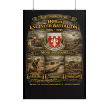 Load image into Gallery viewer, Rolled Posters - 169th Engineer Battalion - 1965 - 1971